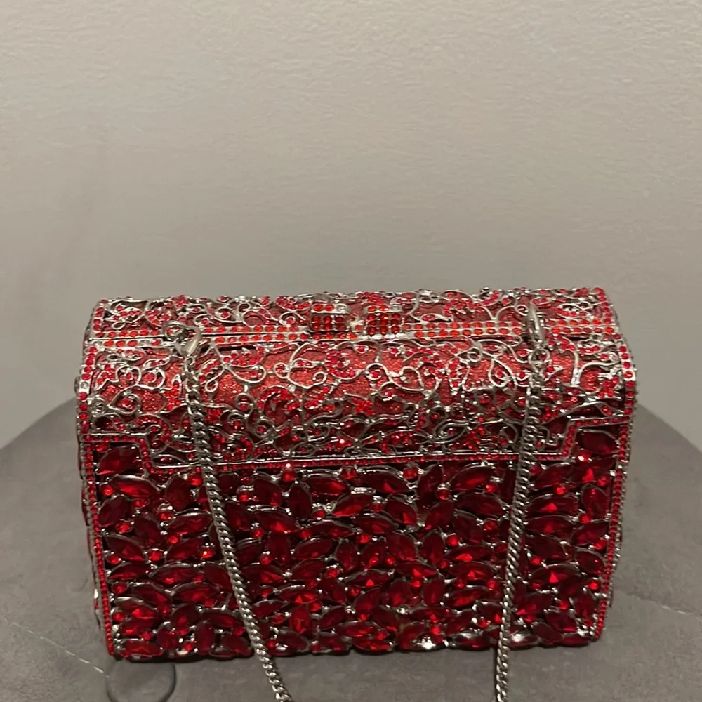 Ruby Red Clutch - Picture 2 of 10